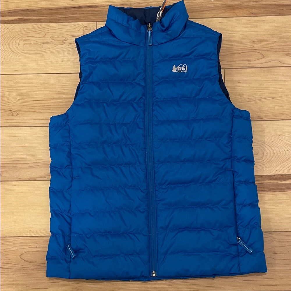 REI Kids Blue Puffer Vest
